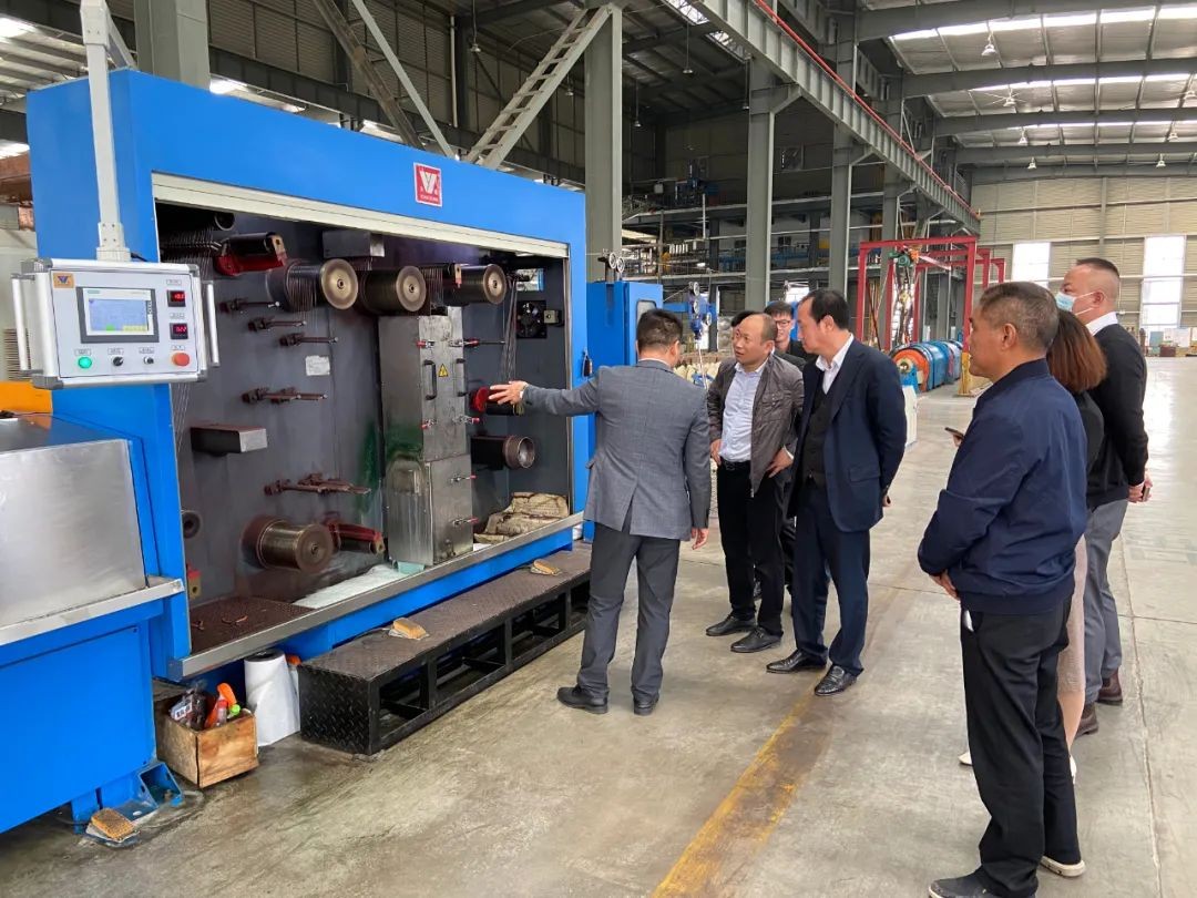 湖北省湖南商会会长罗振林一行参观考察91茄子成品短视频入口武汉厂